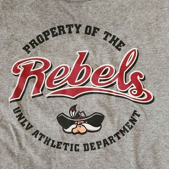 UNLV Rebels gray short sleeve t-shirt by Russell Athletics women's small - Picture 2 of 5